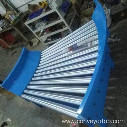 90 degree curve roller conveyor